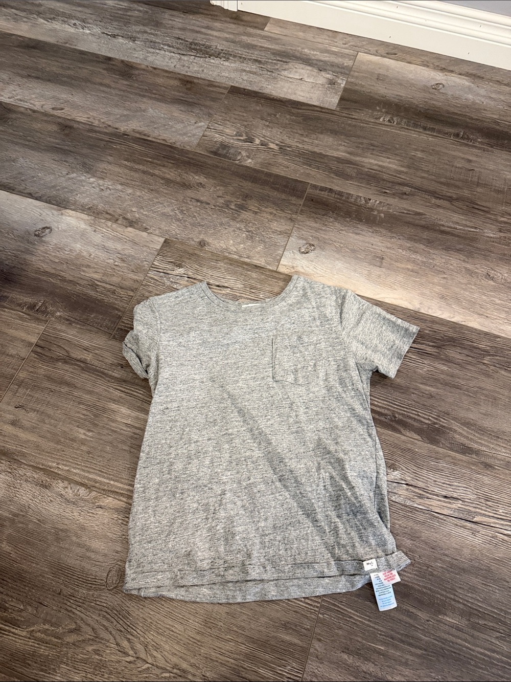 Miles the Label Classic Grey Pocket Tee - Kids Shirt